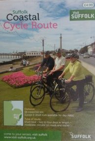 Front cover of Suffolk Coastal Cycle route